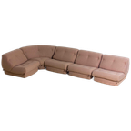 Italiaanse Mid-century Modulaire "nuvulone" Sofa Van Rino Maturi In Vaagroze Stof, 1970s thumbnail 1