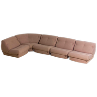 Italiaanse Mid-century Modulaire "nuvulone" Sofa Van Rino Maturi In Vaagroze Stof, 1970s