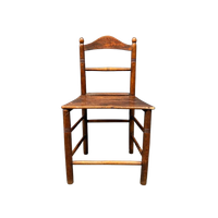 Set Van Zes Oude Engelse Keukenstoelen
