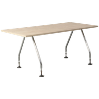 Solidesk Kantinetafel, Bladkleur Naar Keuze, 160X80 Cm, Vaste Hoogte Onderstel