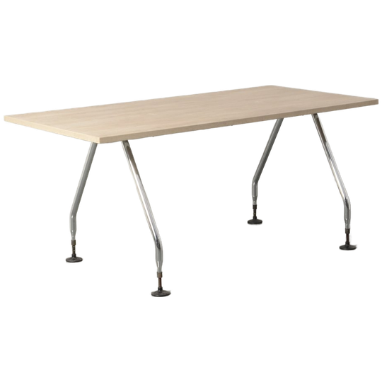 Solidesk Kantinetafel, Bladkleur Naar Keuze, 160x80 Cm, Vaste Hoogte Onderstel 1