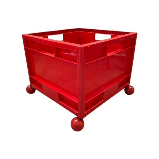Jaren 80 Ikea Opberg-Box Mart Op Wieltjes 1
