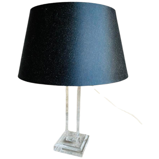 Jaren 80 Plexiglas Schemerlamp 1