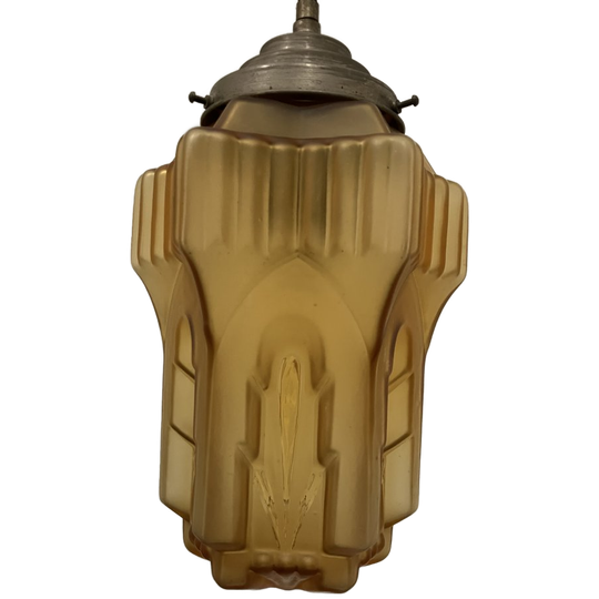 Art Deco Lantaarn Met Oorspronkelijke Patine 1