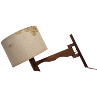 Vintage Wandlamp Met Zwenkarm