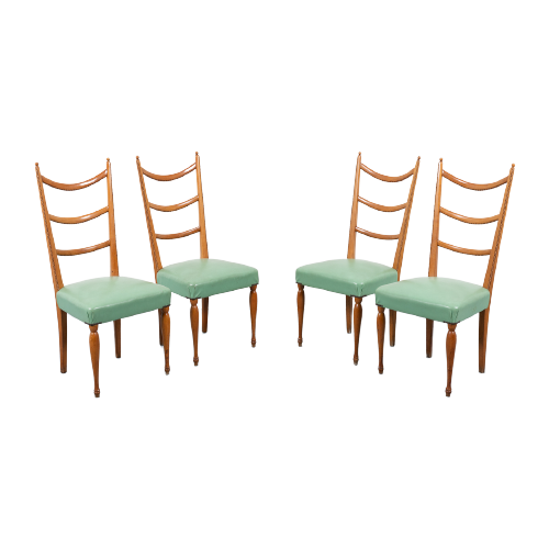 Italian Mid-Century Chairs / Eetkamerstoel From Paolo Buffa, 1950S