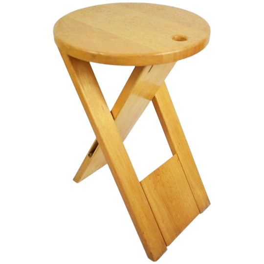 Vintage Opvouwbare Design Kruk, Suzy Door Adrian Reed Princes Design Works 1