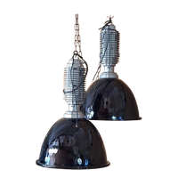 Grote Vintage Industriële Fabriekslamp, Hanglamp.