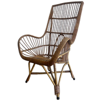 Vintage Rieten Stoel / Eenzit / Fauteuil