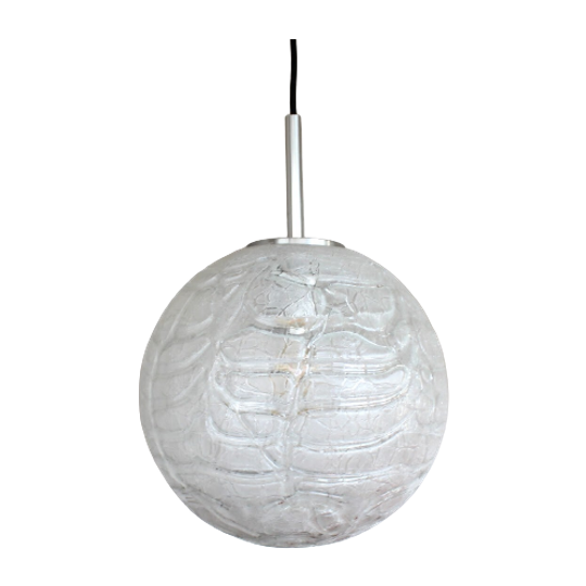 Vintage Doria Hanglamp - Iceglass L 1