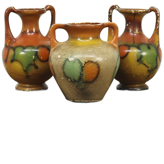 Set Antieke Beschilderde Vazen 1