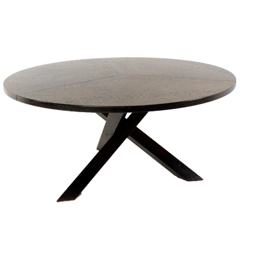 Gerard Geytenbeek Ronde Wengé Eettafel Dutch Design 1