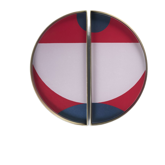 Ethnicraft Blush Curve Glazen Dienblad 1