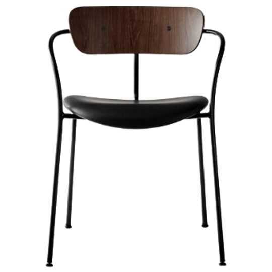 &tradition | Av4 Paviljoenstoel Met Armleuningen Walnoot Kunststof 1