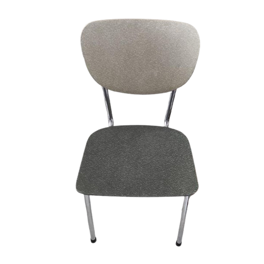 Vintage Stoeltjes Beige Grijsgroen 2x 1