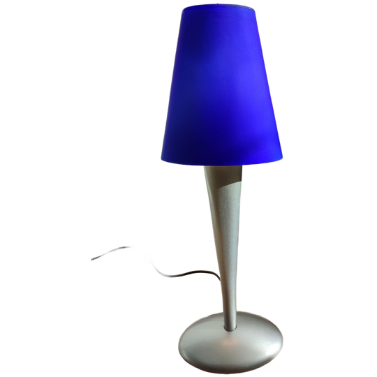 IKEA Vintage Tord Björklund Kvartett Tafellamp Blauw Memphis Stijl 1