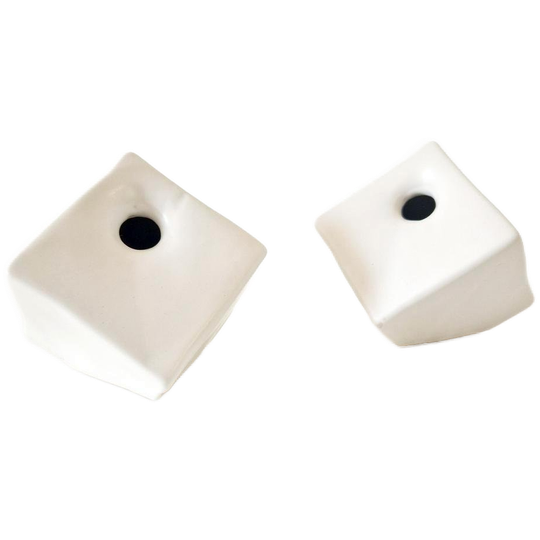 2 Kubus Vaasjes Jaren 80 Design Vintage Vaas 1