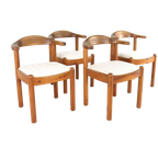 Set 4 Vamdrup Stoelen Eetkamerstoelen Deens Vintage Gestoffeerd thumbnail 1