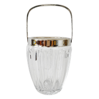 Vintage Ijsemmer Glas Chroom 1960’s