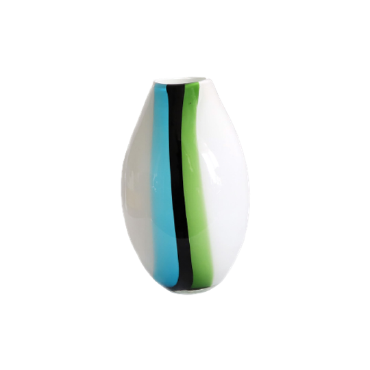 Vintage Murano Mondgeblazen Vaas, Jaren '80/'90 1