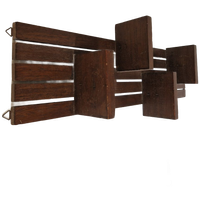 Vintage Houten Wandrek Jaren 70 Muurplank Voor Kamerplanten