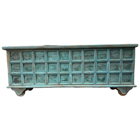 Indiase Lowboard/dekenkist/tv-kast 1