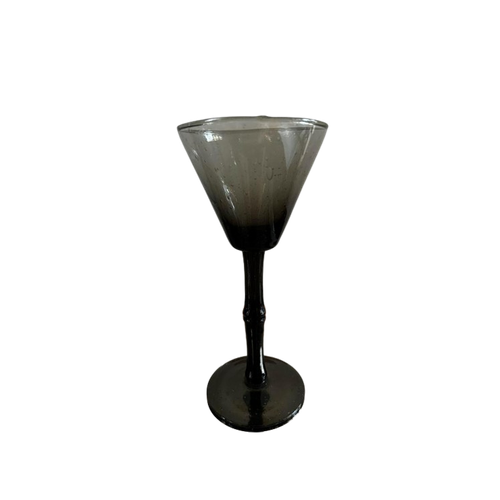 Set Van 6 Vintage Smoked Glas Martini / Coctail Glaasjes