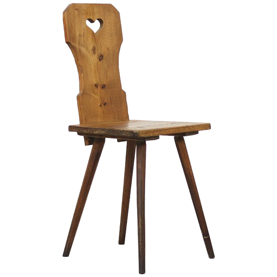 Antieke Primitieve Bergstoel 1