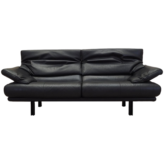 Leather Sofa Alanda, Italian Design, 1980s, Manufacturer: B&B Italia, Designer: Paolo Piva 1