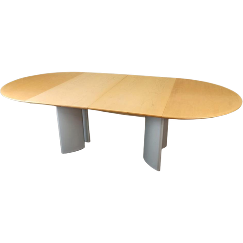 Vintage Arco Design Ronde / Ovale Uitschuifbare Eettafel