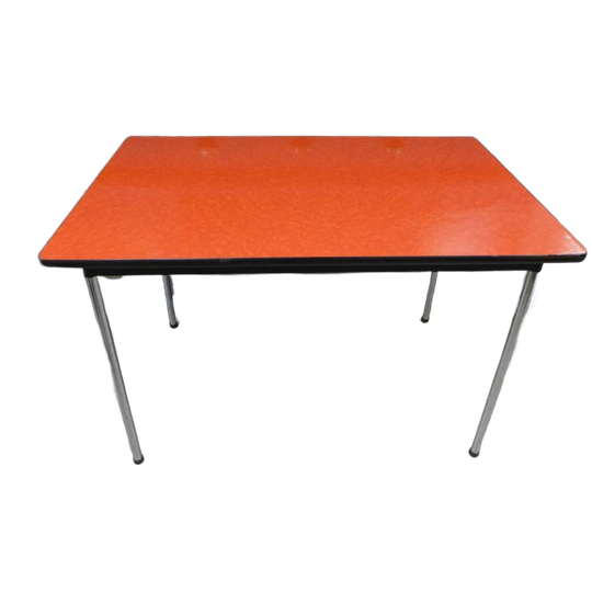 Mooie Rode Retro Tafel 1