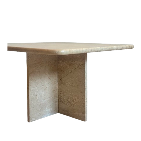 Vintage Travertin Salontafel 1