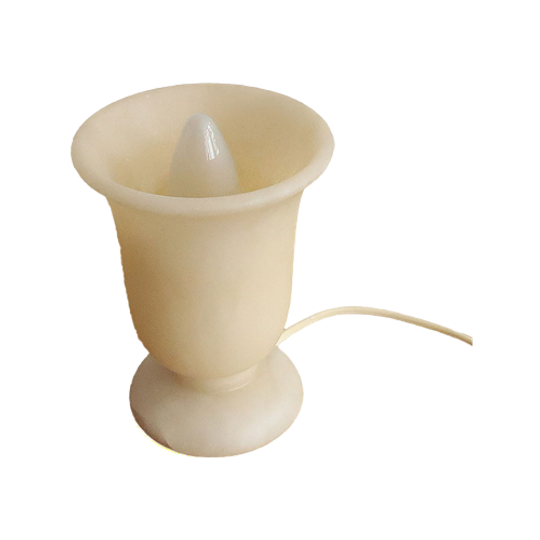 Vintage Marmeren Tafellampje, Spanje Jaren '60 1