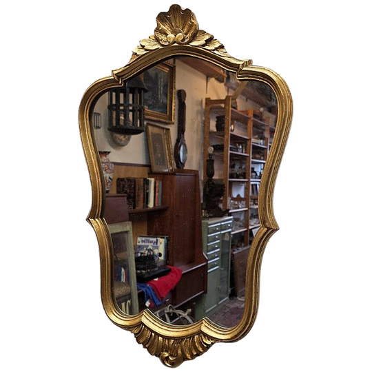 Vintage Klassiek Vergulde Spiegel, Jaren 60/70 1