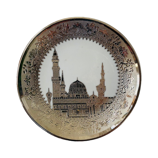 Vintage Sierbordje Taj Mahal Zilver 1