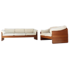 Vintage Deense Sofa Set Massief Teak Van Mikael Laursen 1960s thumbnail 1