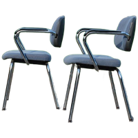 Buisframestoelen Strafor Steelcase (2)