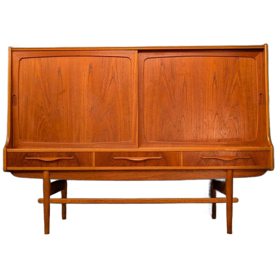 Vintage Highboard, Holger Christensen, Deens Design 1960s 1