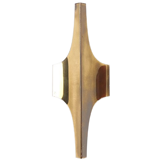 Doria Wandlamp Messing, 1960S 1