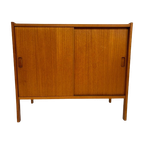 Vintage Dressoir Compacte Kast Jaren 60 Teak Fineer thumbnail 1