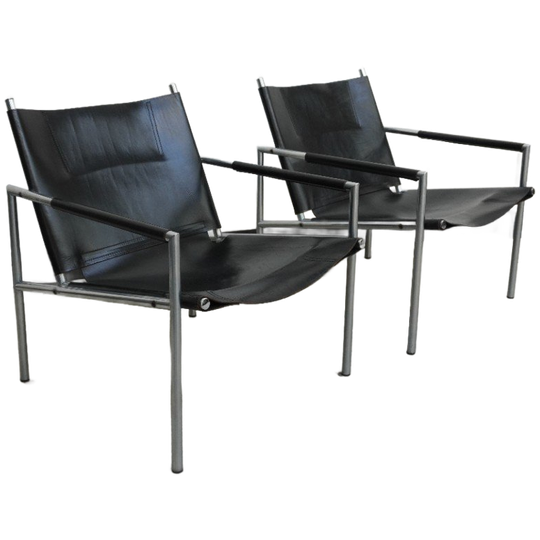 Pair Of Sz02 Easy Chairs By Martin Visser For <<<brand>>>, 1960s 1