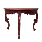 Antieke Halfronde Barok Sidetable thumbnail 1