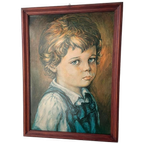 Vintage Print Jaren 70 Huilende Jongen Kind thumbnail 1