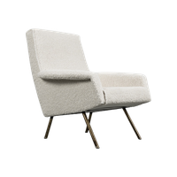 Italiaanse 50S Fauteuil Refurbished In Happy Sheep 63461