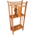 Oak Side Table / Rack 1940s thumbnail 1