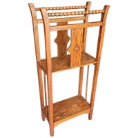 Oak Side Table / Rack 1940s