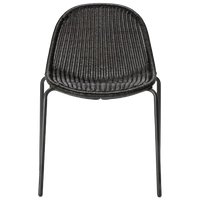 Feelgood Designs • Eetkamerstoel Rotan Zwart (indoor)