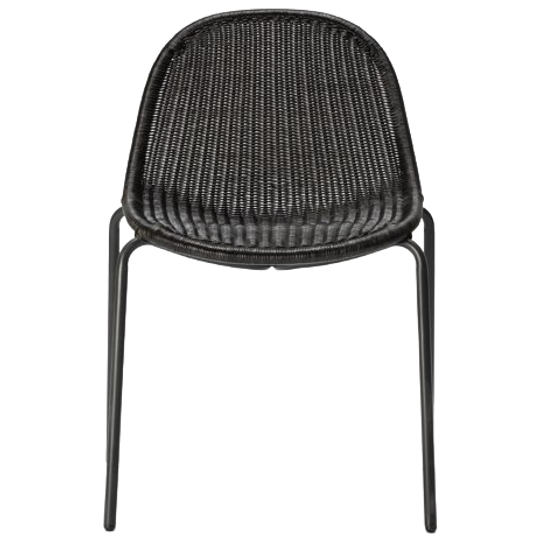 Feelgood Designs • Eetkamerstoel Rotan Zwart (indoor) 1