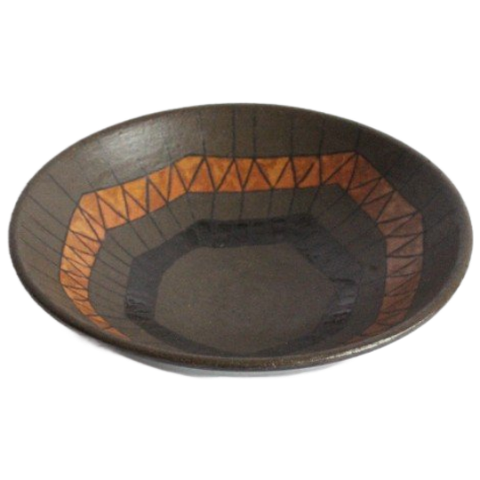 Vintage Ceramic Bowl By Perignem Belgium, 1970s 1
