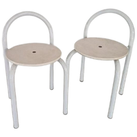 Postmoderne Italiaanse Design Stoelen Vintage Memphis.
